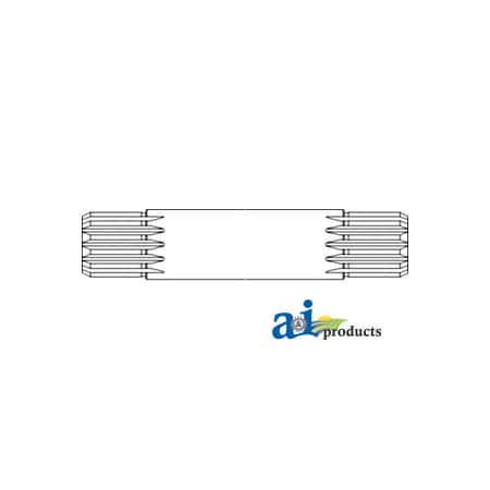 A & I Products Shaft, Driven Damper 2.3" x2.2" x13.3" A-1342448C1